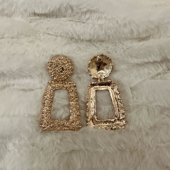 Rose Gold Earrings - Picture 2 of 3